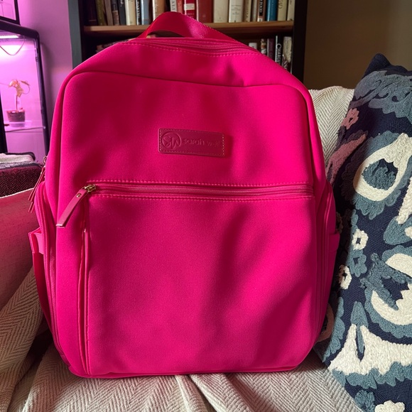 Sarah Wells Fiona Pump Backpack in Hot Pink - Picture 1 of 5